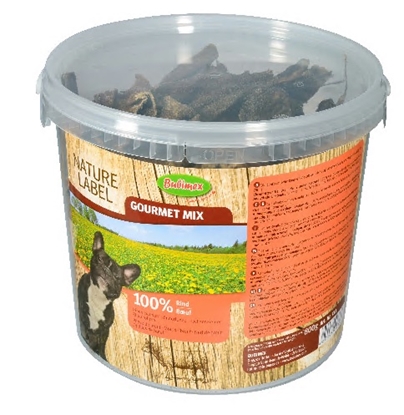 Picture of Bubimex Natural Dried Beef Treat Mix for Dogs 800g Bucket